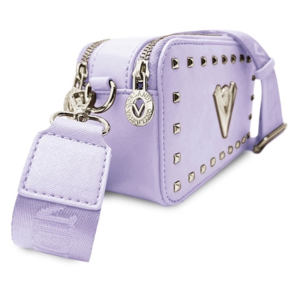 NWT Valentino Orlandi Lavender Premium Studded Clutch Sealed Uncirculated - Picture 6 of 7